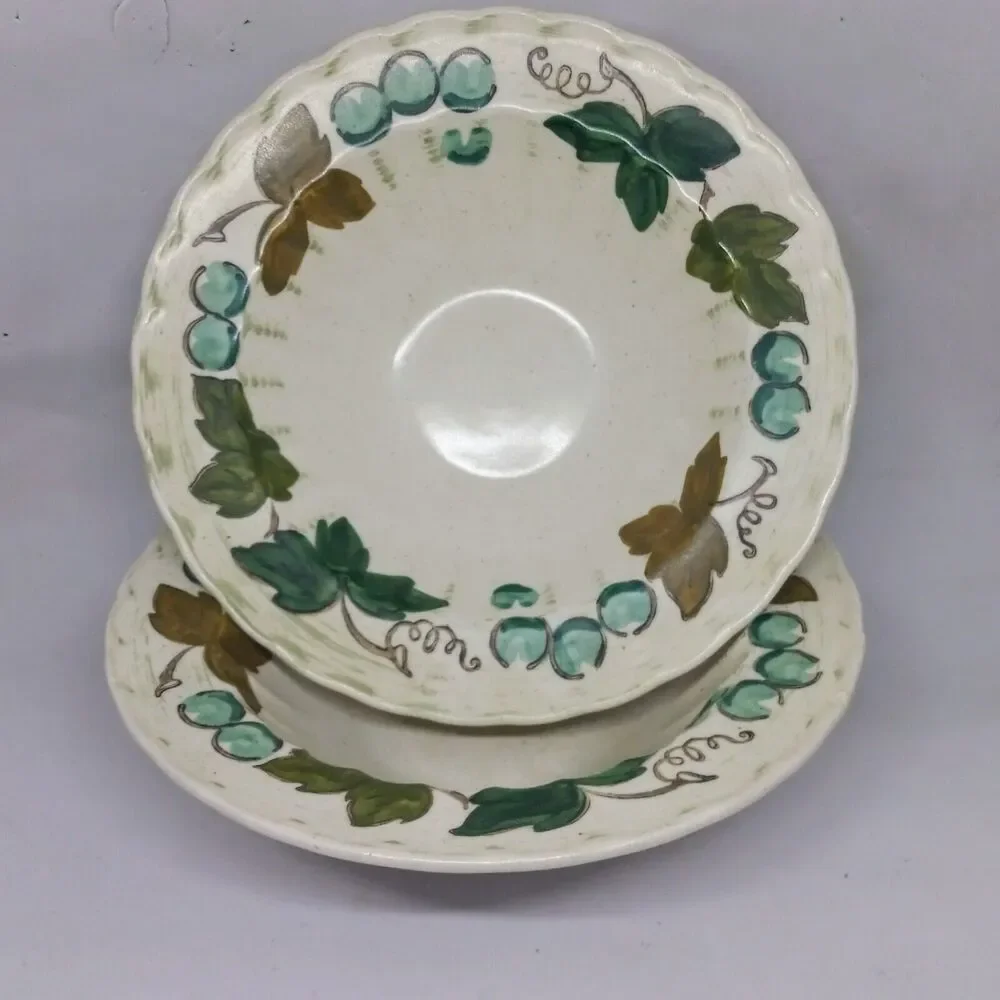 Metlox Vernon WareVineyard Rim Cereal Bowl-7